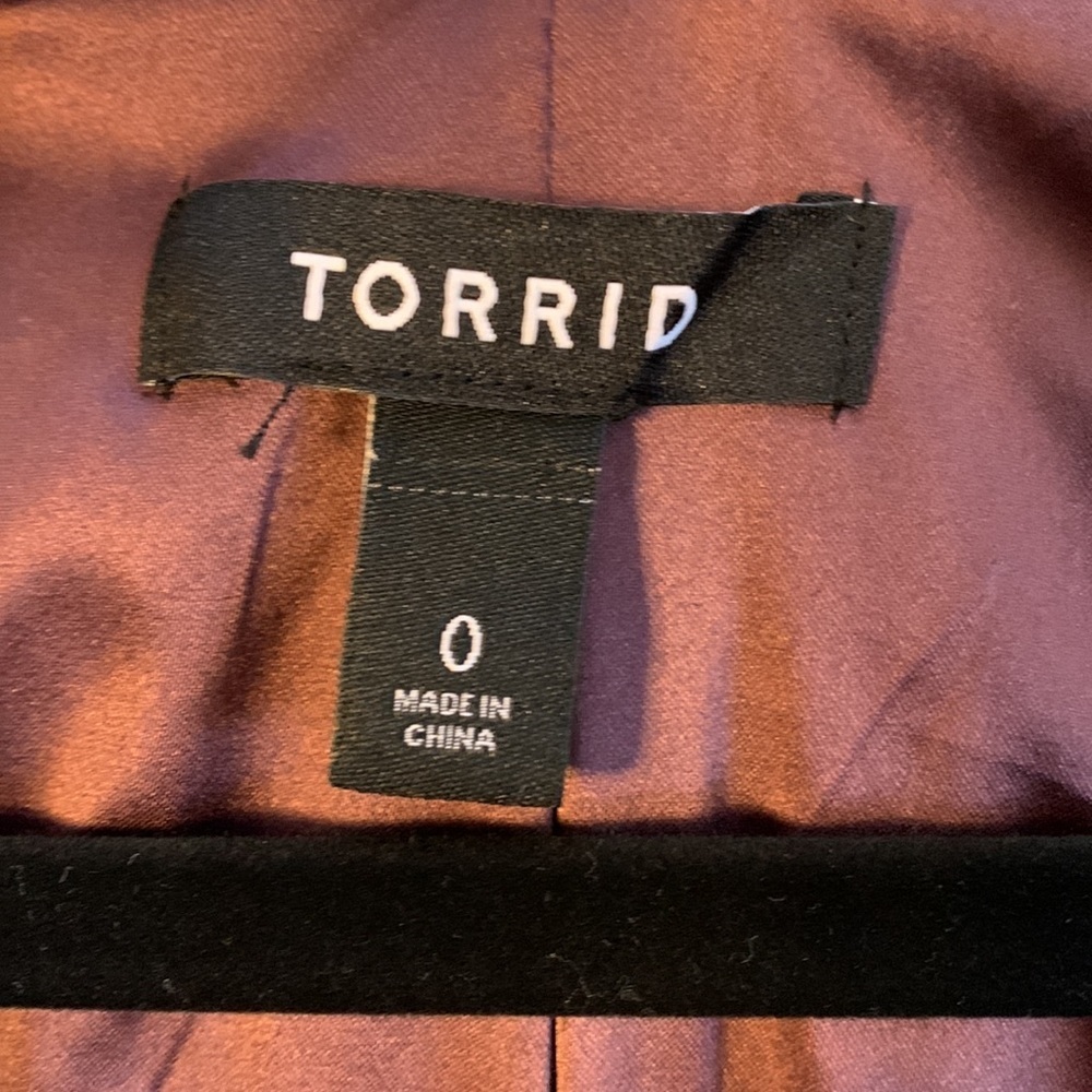 Torrid Mauve Purple Longline Blazer - Picture 5 of 5